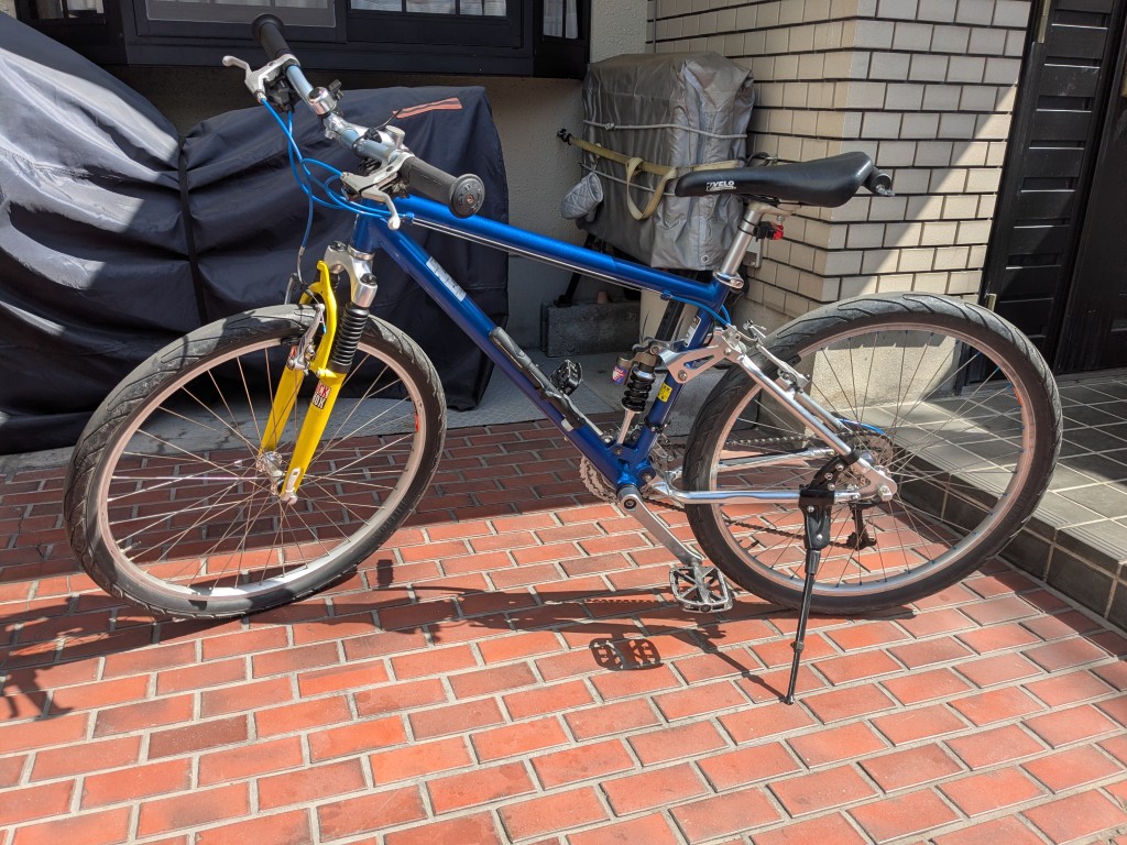 謎の古いMTBを修復